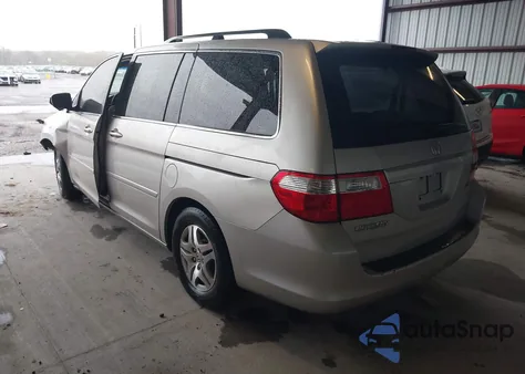 2007 Honda Odyssey Ex from USA, damaged, VIN 5FNRL384X7B451892